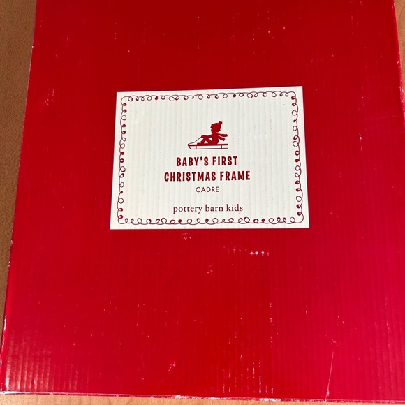 Pottery barn picture frame baby’s first Christmas 2005 new in box - Picture 4 of 5